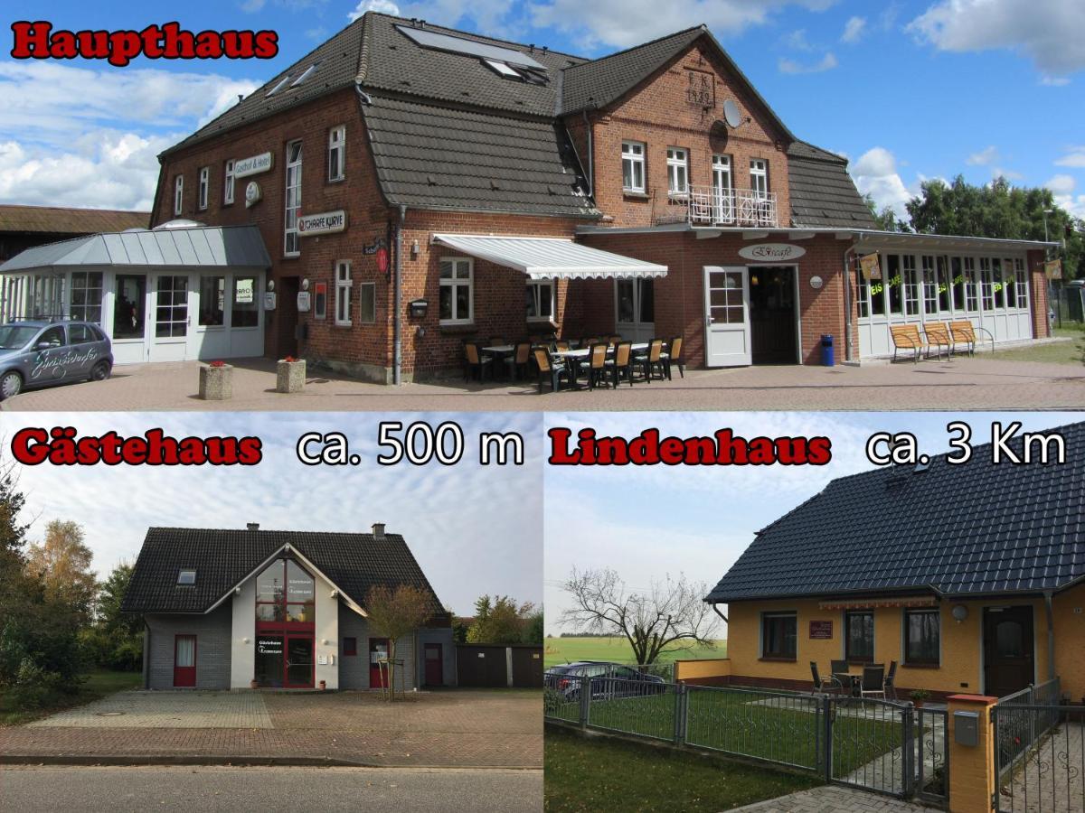 Gästehaus Scharfe Kurve Lutzow Exterior foto
